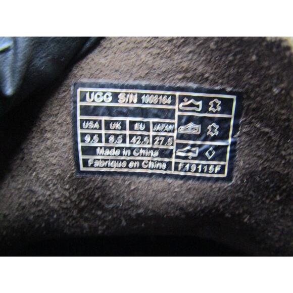 UGG Mens Size 9.5 D Brown Suede Laces Ankle Casual Shoes main image 4